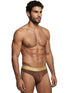 Xtremen 91253 Mens Underwear Microfiber Thongs Sleek and Supportive Color Chocolate