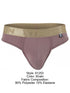 Xtremen 91253 Mens Underwear Microfiber Thongs Sleek and Supportive Color Khaki