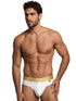 Xtremen 91253 Mens Underwear Microfiber Thongs Sleek and Supportive Color White