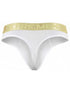 Xtremen 91253 Mens Underwear Microfiber Thongs Sleek and Supportive Color White