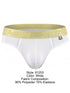 Xtremen 91253 Mens Underwear Microfiber Thongs Sleek and Supportive Color White