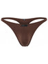 Xtremen 91254 Mens Underwear Sleek Microfiber Thongs Color Chocolate