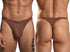 Xtremen 91254 Mens Underwear Sleek Microfiber Thongs Color Chocolate