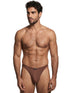 Xtremen 91254 Mens Underwear Sleek Microfiber Thongs Color Chocolate