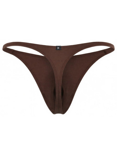 Xtremen 91254 Mens Underwear Sleek Microfiber Thongs Color Chocolate