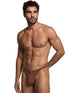 Xtremen 91254 Mens Underwear Sleek Microfiber Thongs Color Chocolate
