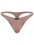 Xtremen 91254 Mens Underwear Sleek Microfiber Thongs Color Khaki