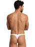 Xtremen 91254 Mens Underwear Sleek Microfiber Thongs Color White