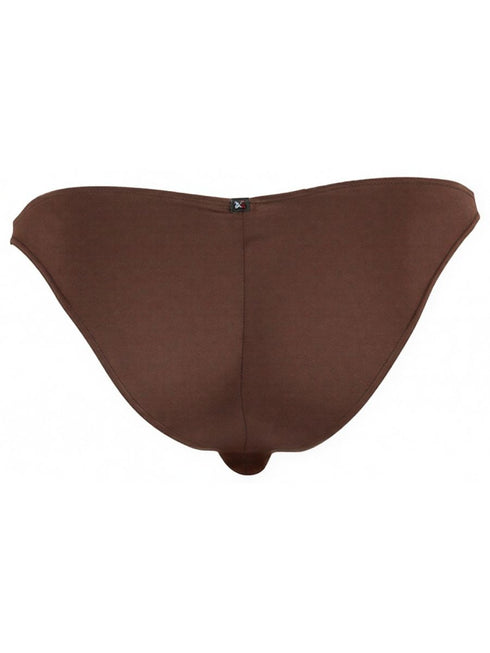 Xtremen 91255 Mens Underwear Sleek Microfiber Bikini Color Chocolate