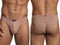 Xtremen 91255 Mens Underwear Sleek Microfiber Bikini Color Khaki