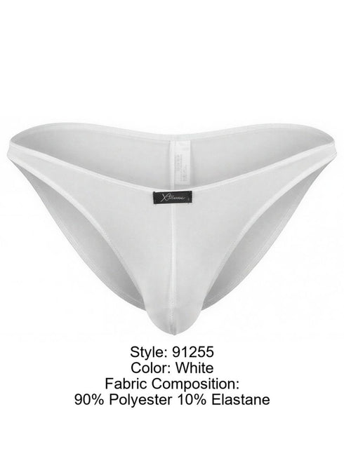 Xtremen 91255 Mens Underwear Sleek Microfiber Bikini Color White