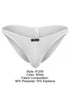 Xtremen 91255 Mens Underwear Sleek Microfiber Bikini Color White