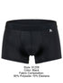 Xtremen 91256 Mens Underwear Sleek Microfiber Boxer Briefs Color Black