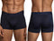 Xtremen 91256 Mens Underwear Sleek Microfiber Boxer Briefs Color Dark Blue
