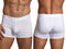 Xtremen 91256 Mens Underwear Sleek Microfiber Boxer Briefs Color White