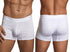 Xtremen 91256 Mens Underwear Sleek Microfiber Boxer Briefs Color White