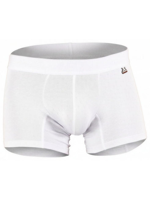 Xtremen 91256 Mens Underwear Sleek Microfiber Boxer Briefs Color White