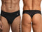 Xtremen 91257 Mens Underwear Sleek Microfiber Comfort Thongs Color Black