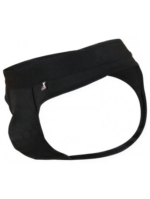 Xtremen 91257 Mens Underwear Sleek Microfiber Comfort Thongs Color Black