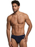 Xtremen 91257 Mens Underwear Sleek Microfiber Comfort Thongs Color Dark Blue