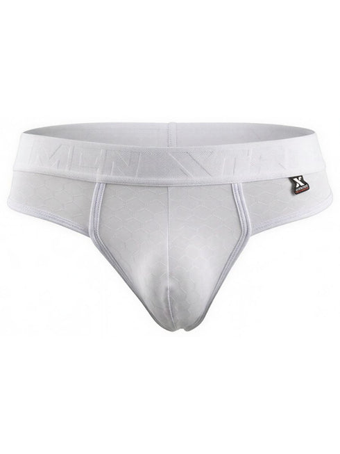 Xtremen 91257 Mens Underwear Sleek Microfiber Comfort Thongs Color White