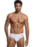 Xtremen 91257 Mens Underwear Sleek Microfiber Comfort Thongs Color White