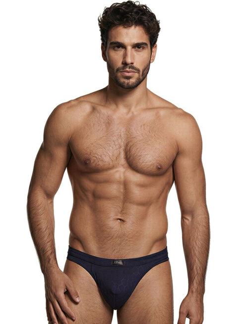 Xtremen 91258 Mens Underwear Sleek Microfiber Briefs Color Dark Blue