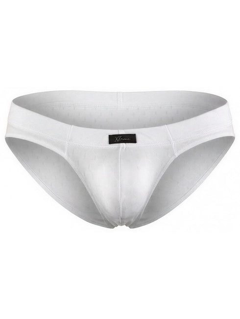 Xtremen 91258 Mens Underwear Sleek Microfiber Briefs Color White