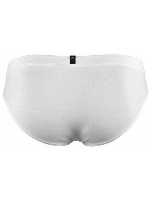 Xtremen 91258 Mens Underwear Sleek Microfiber Briefs Color White