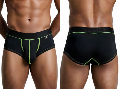 Xtremen 91259 Men's Underwear Sleek Microfiber Trunks Color Black