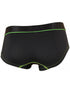 Xtremen 91259 Men's Underwear Sleek Microfiber Trunks Color Black