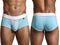 Xtremen 91259 Men's Underwear Sleek Microfiber Trunks Color Light Blue
