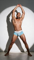 Xtremen 91259 Men's Underwear Sleek Microfiber Trunks Color Light Blue