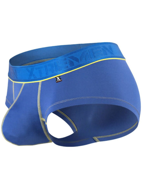Xtremen 91259 Men's Underwear Sleek Microfiber Trunks Color Royal Blue