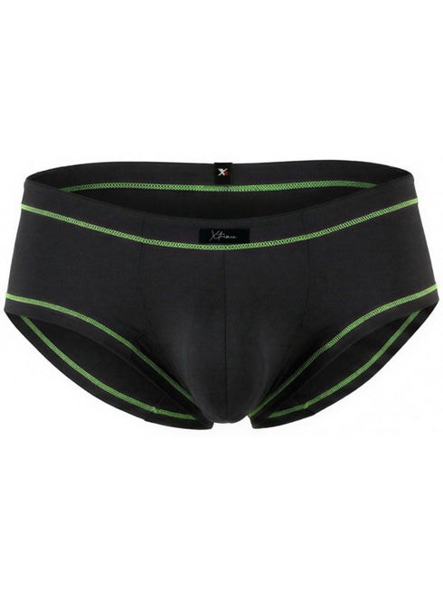 Xtremen 91260 Men's Underwear Modern Athletic Microfiber Briefs Color Black
