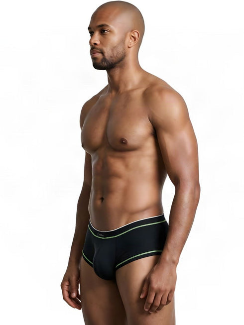 Xtremen 91260 Men's Underwear Modern Athletic Microfiber Briefs Color Black