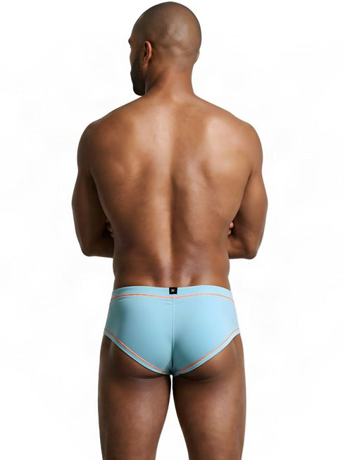 Xtremen 91260 Men's Underwear Modern Athletic Microfiber Briefs Color Light Blue