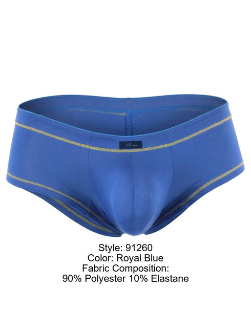 Xtremen 91260 Men's Underwear Modern Athletic Microfiber Briefs Color Royal Blue
