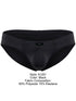 Xtremen 91261 Men's Underwear Microfiber Sleek Fit Briefs Color Black