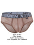 Xtremen 91262 Mens Underwear Sleek Microfiber Mesh Briefs Color Brown