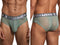 Xtremen 91262 Mens Underwear Sleek Microfiber Mesh Briefs Color Green