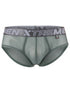 Xtremen 91262 Mens Underwear Sleek Microfiber Mesh Briefs Color Green