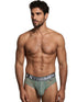 Xtremen 91262 Mens Underwear Sleek Microfiber Mesh Briefs Color Green