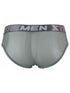 Xtremen 91262 Mens Underwear Sleek Microfiber Mesh Briefs Color Green