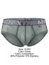 Xtremen 91262 Mens Underwear Sleek Microfiber Mesh Briefs Color Green