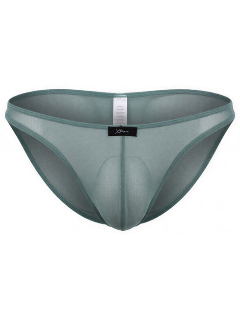 Xtremen 91264 Mens Underwear Microfiber Mesh Bikini Color Green
