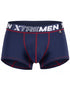 Xtremen 91265 Men's Underwear Sleek Microfiber Stretch Trunks Color Dark Blue