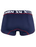 Xtremen 91265 Men's Underwear Sleek Microfiber Stretch Trunks Color Dark Blue