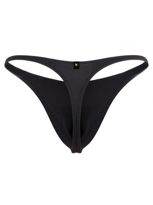 Xtremen 91266 Men's Underwear Sleek Microfiber Thongs Color Black