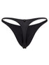 Xtremen 91266 Men's Underwear Sleek Microfiber Thongs Color Black